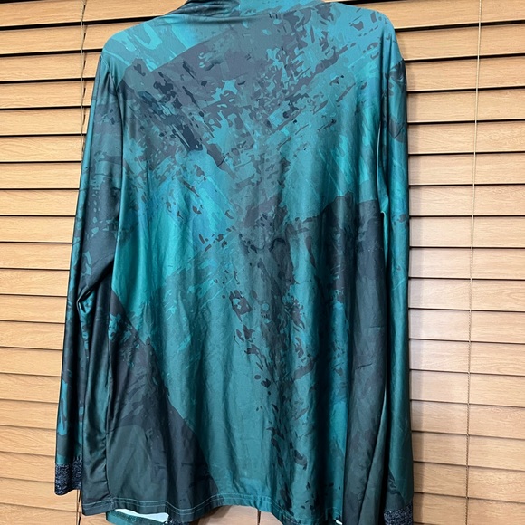 Aster cardigan green/black size XL - Picture 2 of 5